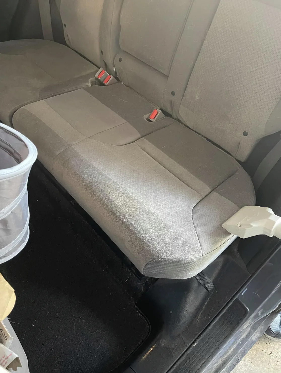 Automotive upholstery cleaning